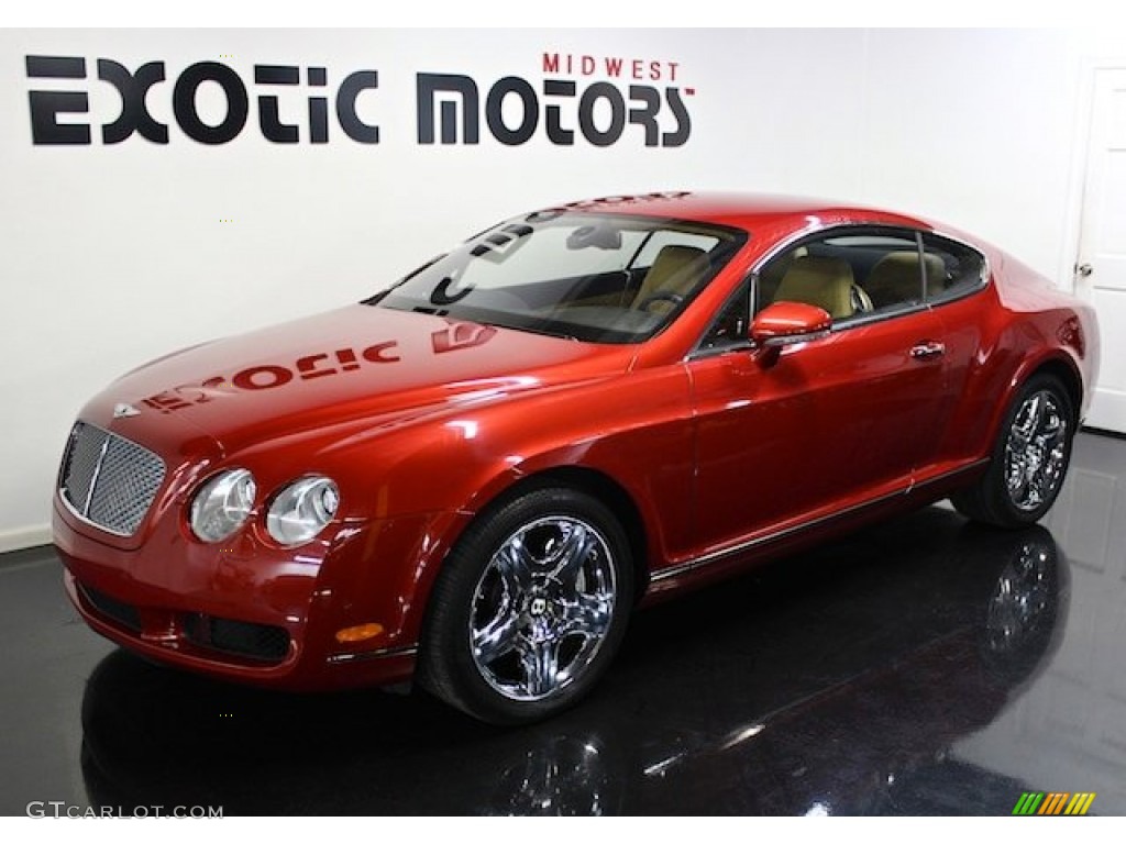 Umbrian Red 2004 Bentley Continental GT Standard Continental GT Model Exterior Photo #80622268