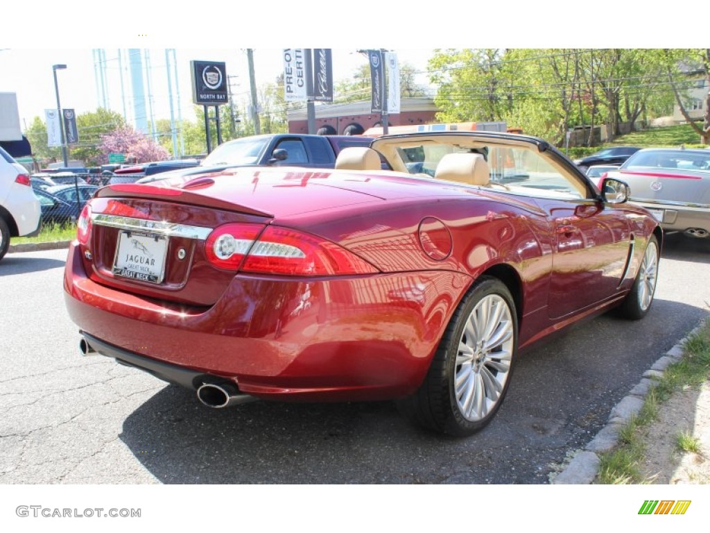 2010 XK XK Convertible - Claret Red Metallic / Caramel photo #6