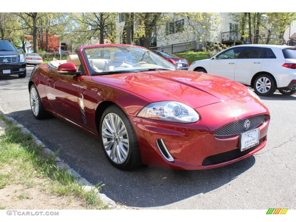2010 XK XK Convertible - Claret Red Metallic / Caramel photo #7