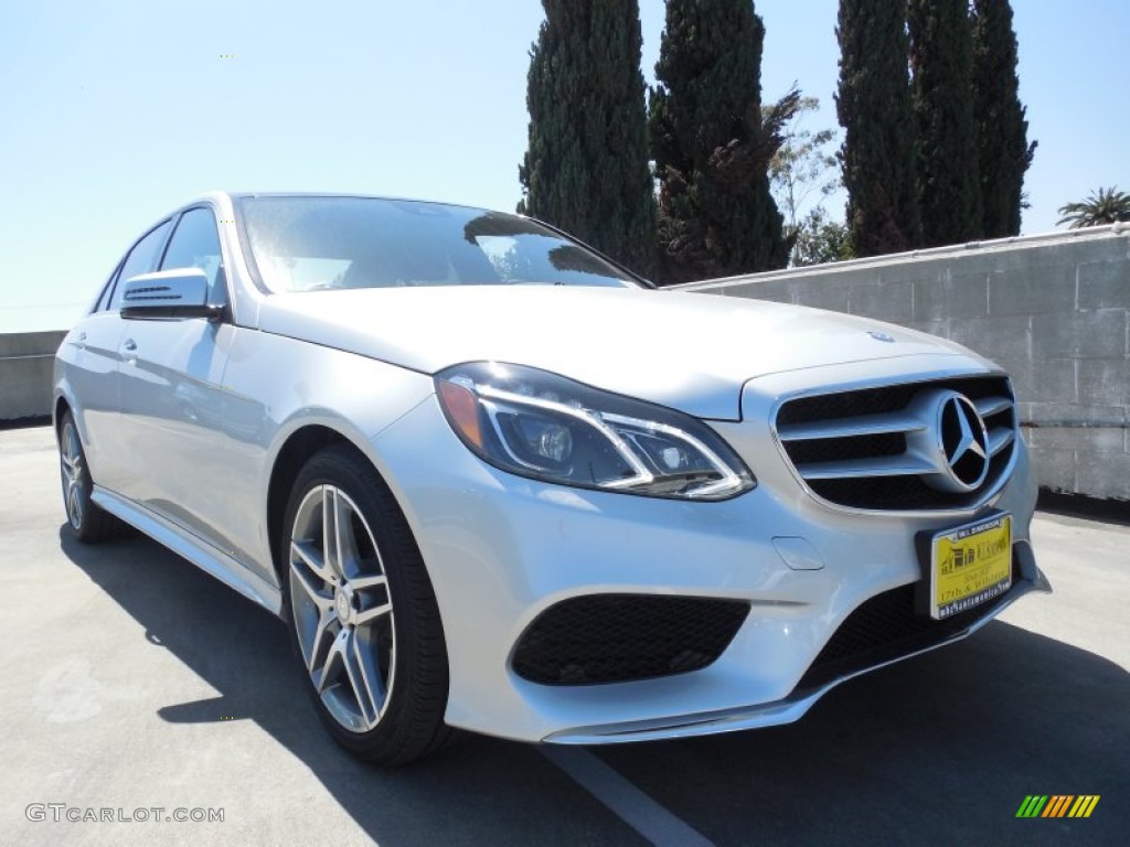 2014 E 350 Sport Sedan - Iridium Silver Metallic / Black photo #1