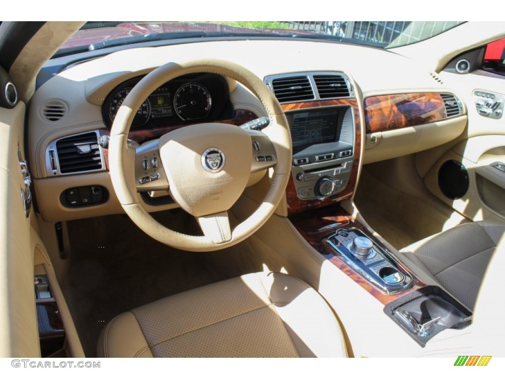 Caramel Interior 2010 Jaguar XK XK Convertible Photo #80622750