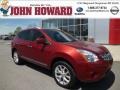 2011 Cayenne Red Nissan Rogue SL AWD  photo #1