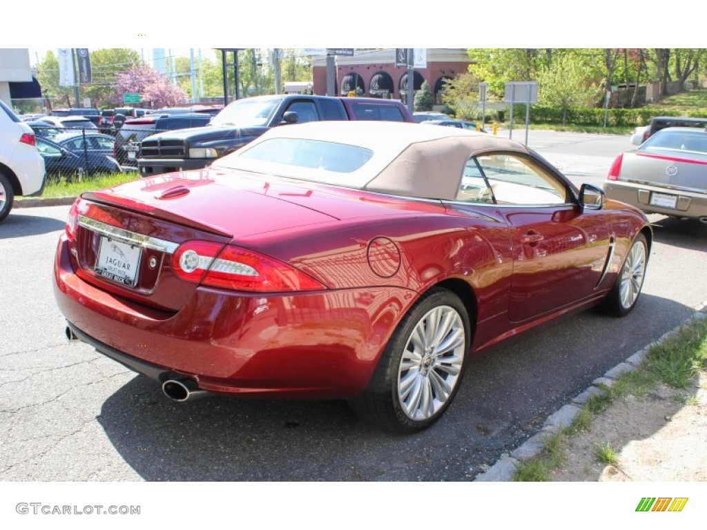 2010 XK XK Convertible - Claret Red Metallic / Caramel photo #25
