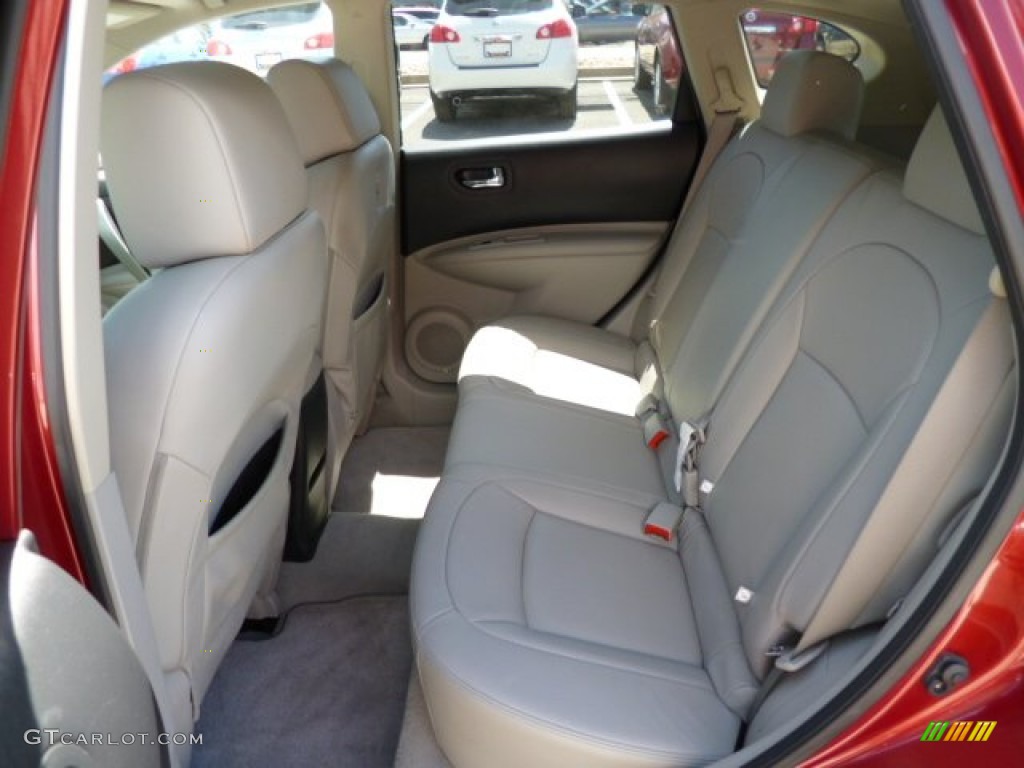 2011 Rogue SL AWD - Cayenne Red / Gray photo #6