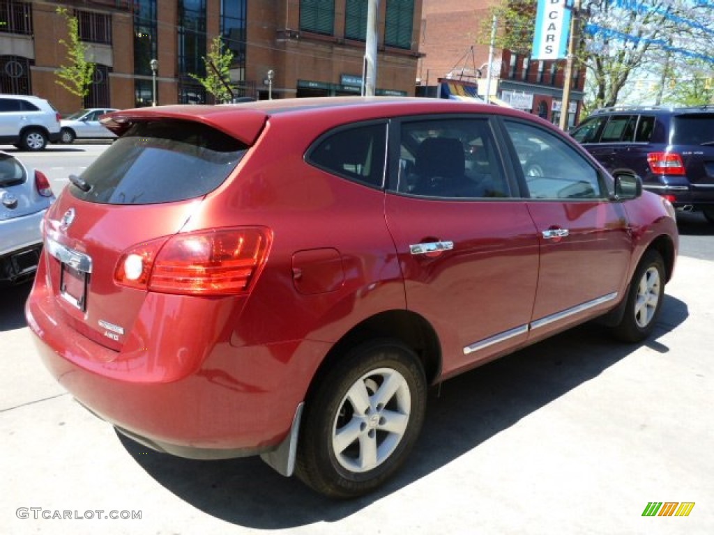 2012 Rogue S Special Edition AWD - Cayenne Red / Black photo #11
