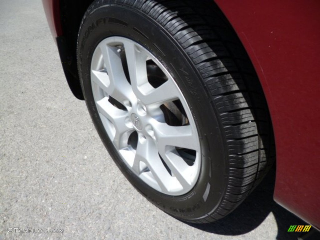 2011 Rogue SL AWD - Cayenne Red / Gray photo #12