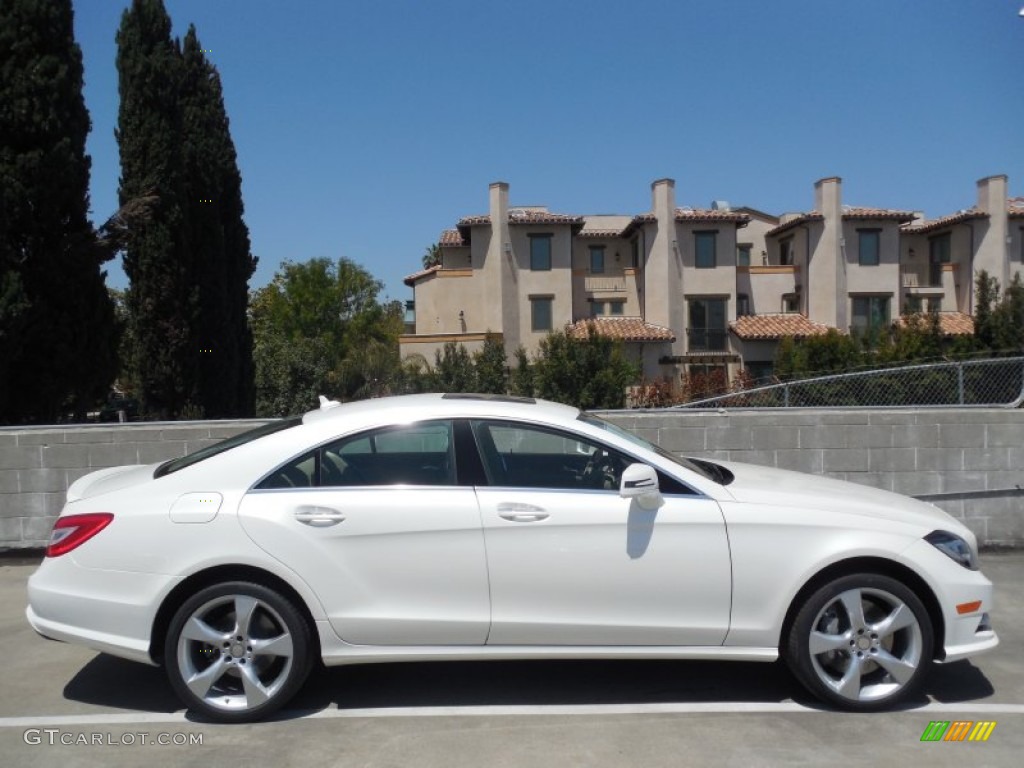 Diamond White Metallic 2014 Mercedes-Benz CLS 550 Coupe Exterior Photo #80623385