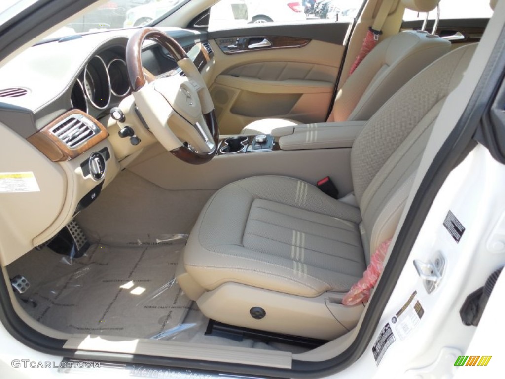 Almond/Mocha Interior 2014 Mercedes-Benz CLS 550 Coupe Photo #80623477