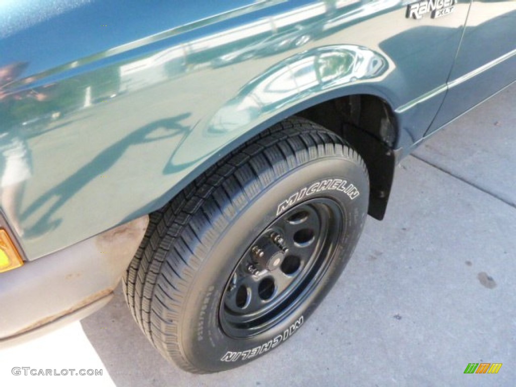 1998 Ranger XLT Extended Cab 4x4 - Deep Emerald Green Metallic / Medium Prairie Tan photo #8