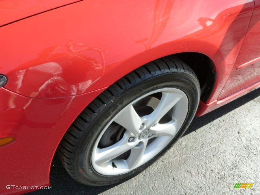 2007 MAZDA6 i Touring Hatchback - Volcanic Red / Black photo #8
