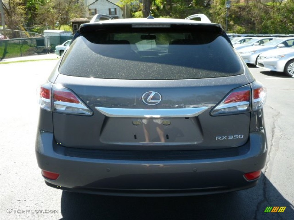 2013 RX 350 AWD - Nebula Gray Pearl / Black/Ebony Birds Eye Maple photo #3