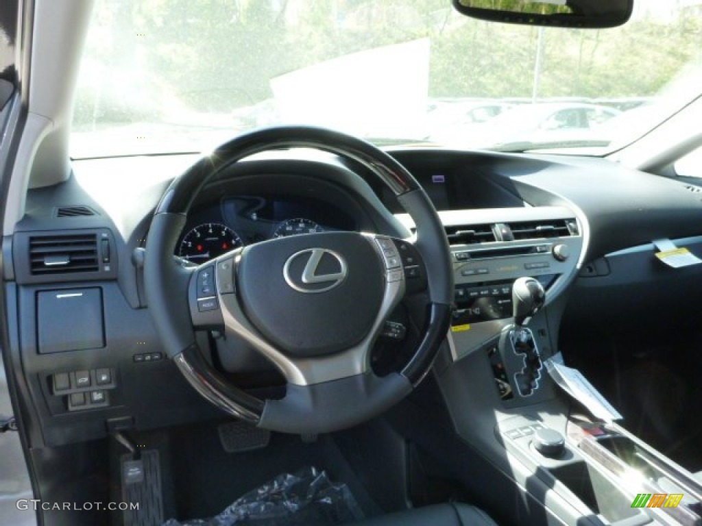 2013 RX 350 AWD - Nebula Gray Pearl / Black/Ebony Birds Eye Maple photo #12