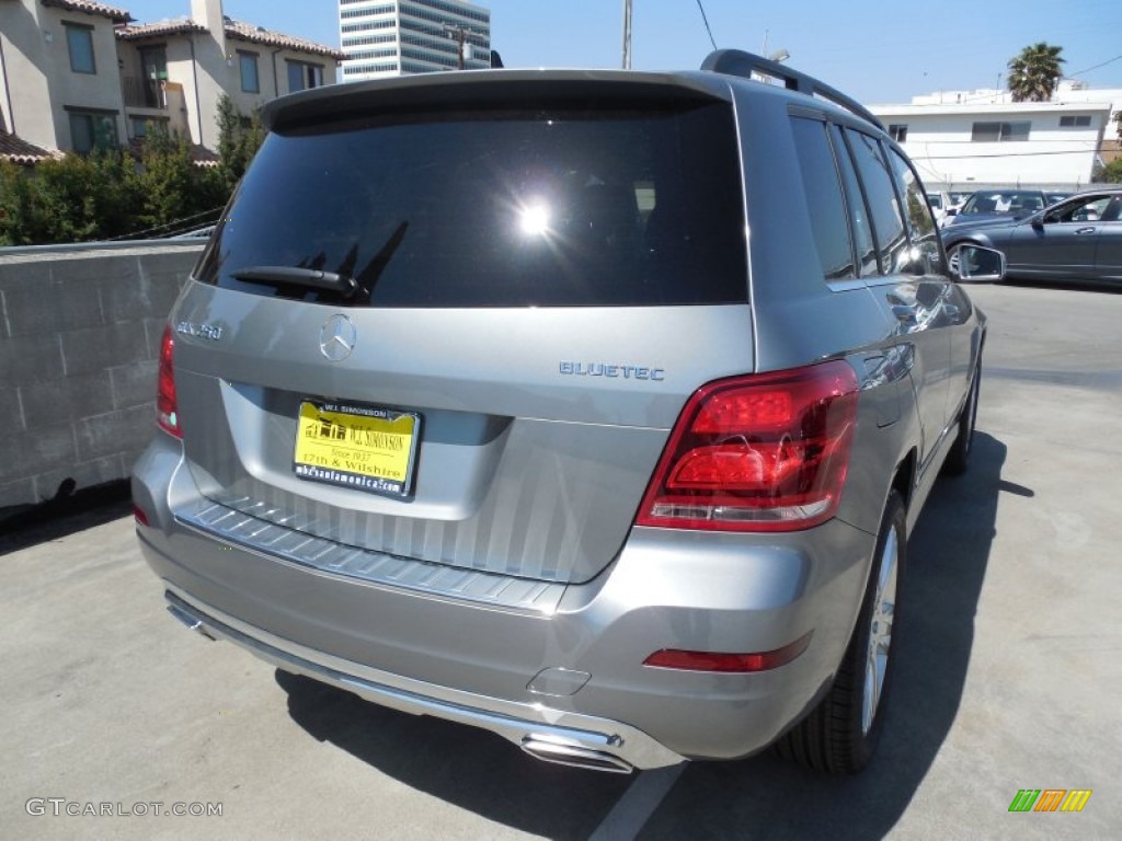 2013 GLK 250 BlueTEC 4Matic - Palladium Silver Metallic / Black photo #4