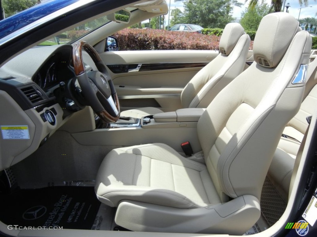 2013 E 550 Cabriolet - Lunar Blue Metallic / Almond/Mocha photo #16