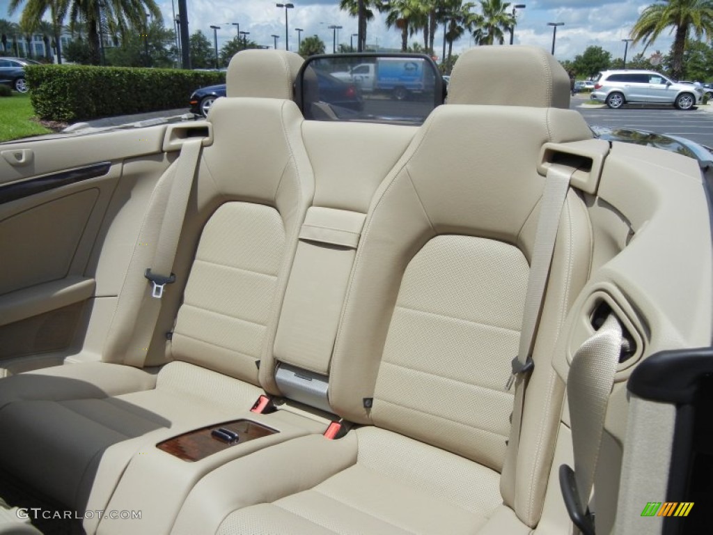 2013 Mercedes-Benz E 550 Cabriolet Rear Seat Photo #80625955