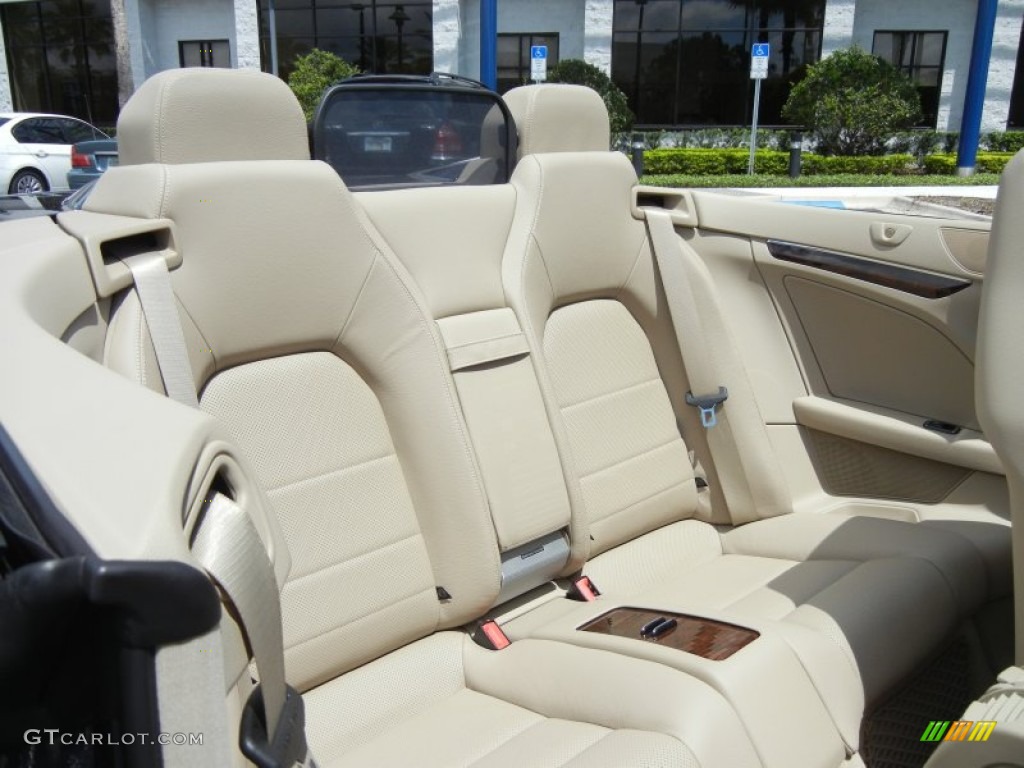 2013 Mercedes-Benz E 550 Cabriolet Rear Seat Photo #80625972