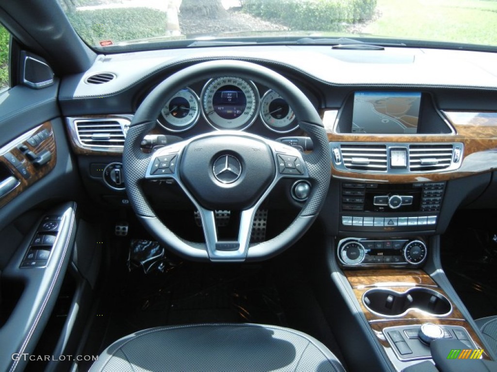 2014 Mercedes-Benz CLS 550 Coupe Black Dashboard Photo #80627857