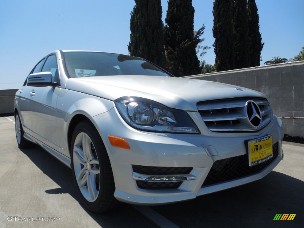 2013 C 250 Sport - Iridium Silver Metallic / Ash/Black photo #1