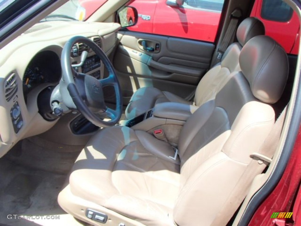 Beige Interior 2000 Chevrolet Blazer LS 4x4 Photo #80628154