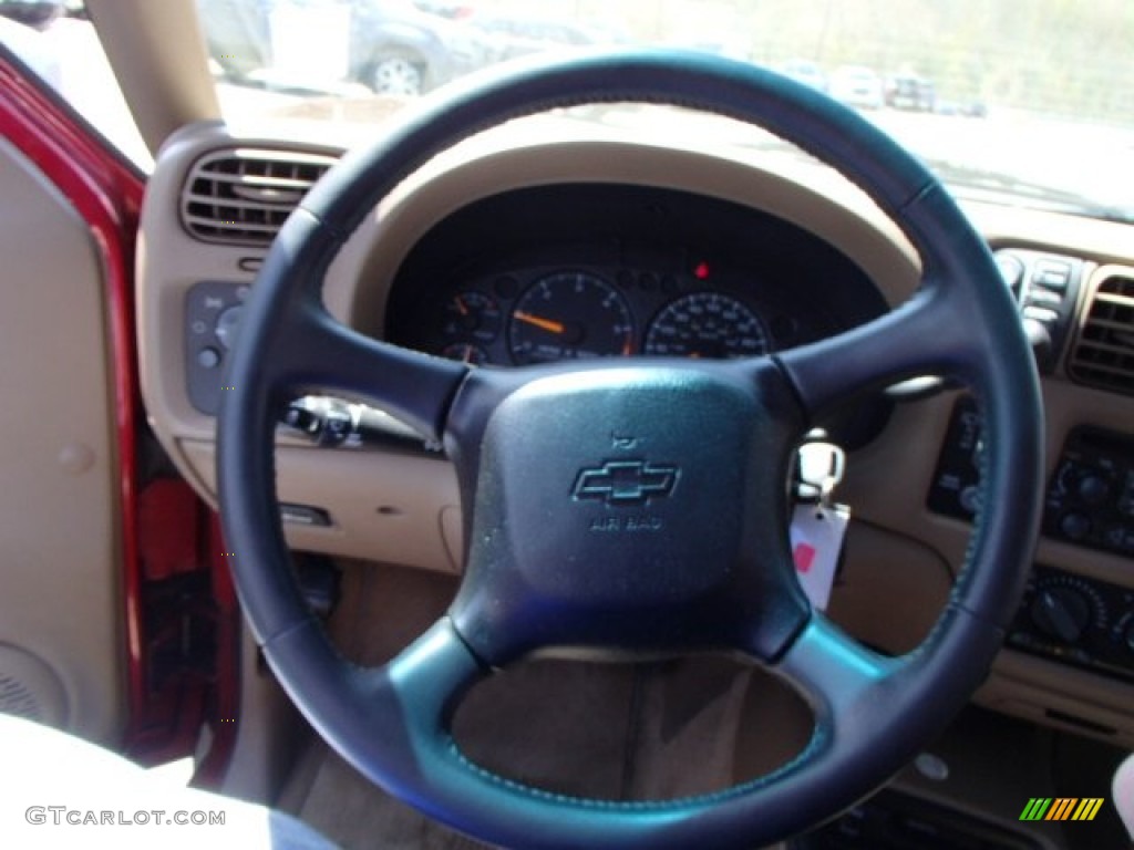 2000 Chevrolet Blazer LS 4x4 Beige Steering Wheel Photo #80628244