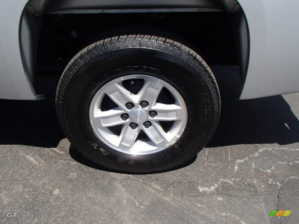 2010 Sierra 1500 SLE Extended Cab 4x4 - Pure Silver Metallic / Ebony photo #9