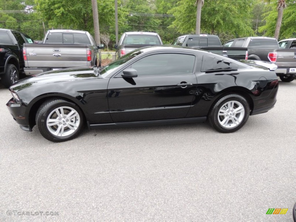 Black 2012 Ford Mustang V6 Coupe Exterior Photo #80629273