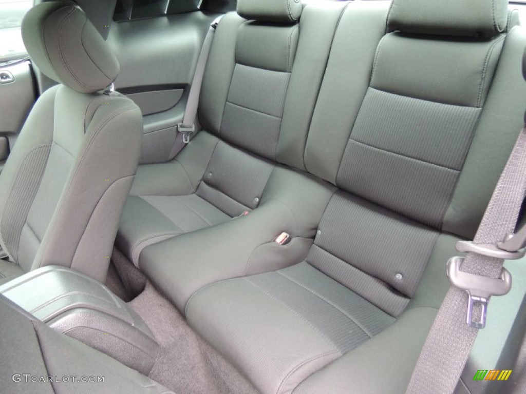 2012 Ford Mustang V6 Coupe Rear Seat Photos