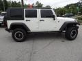 2008 Stone White Jeep Wrangler Unlimited X 4x4  photo #12