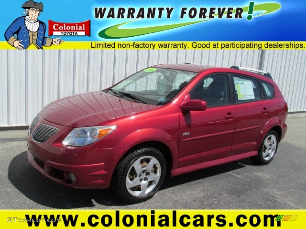 2006 Vibe  - Salsa Dark Red / Graphite Black photo #1