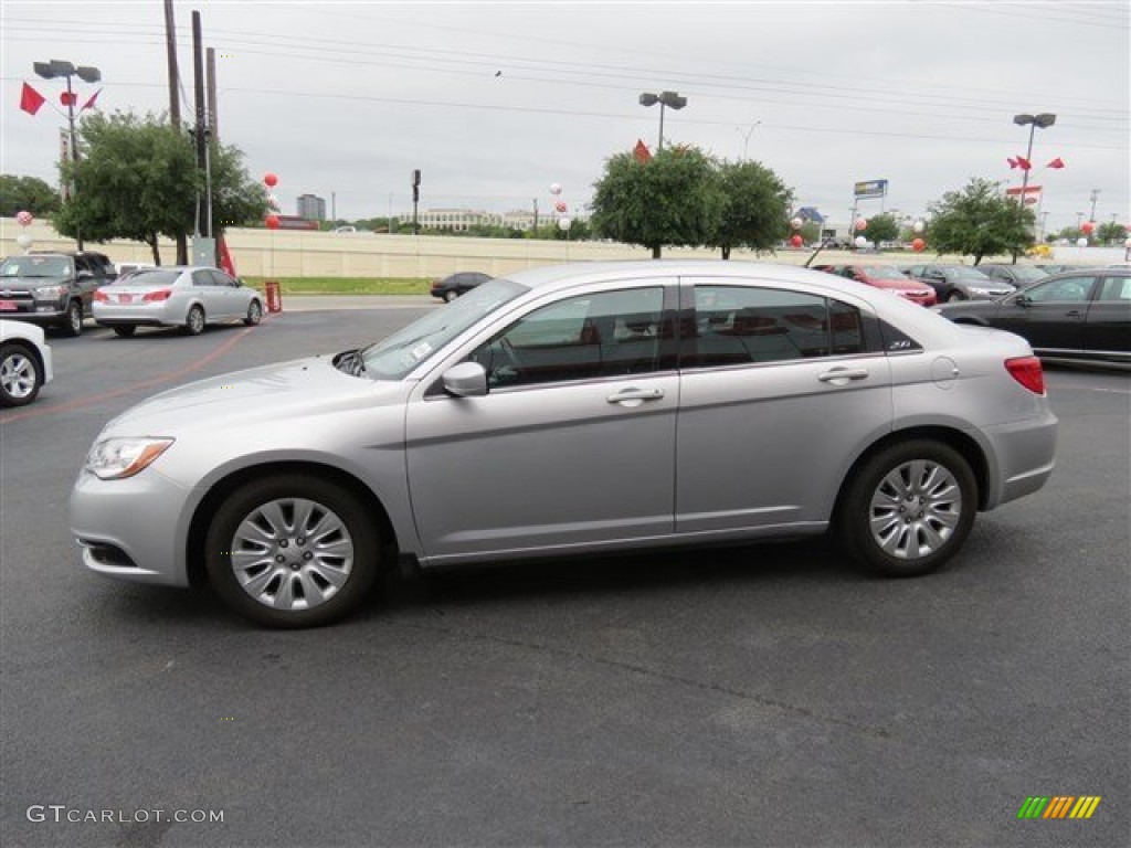Bright Silver Metallic 2012 Chrysler 200 LX Sedan Exterior Photo #80630356