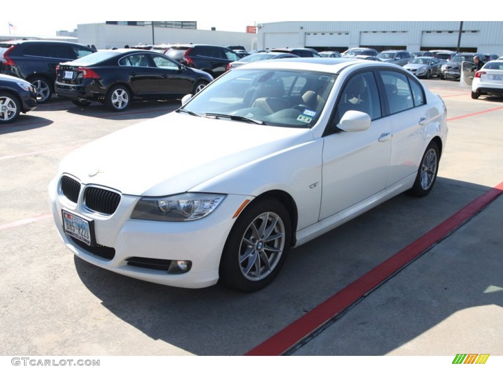 2010 3 Series 328i Sedan - Alpine White / Saddle Brown Dakota Leather photo #3