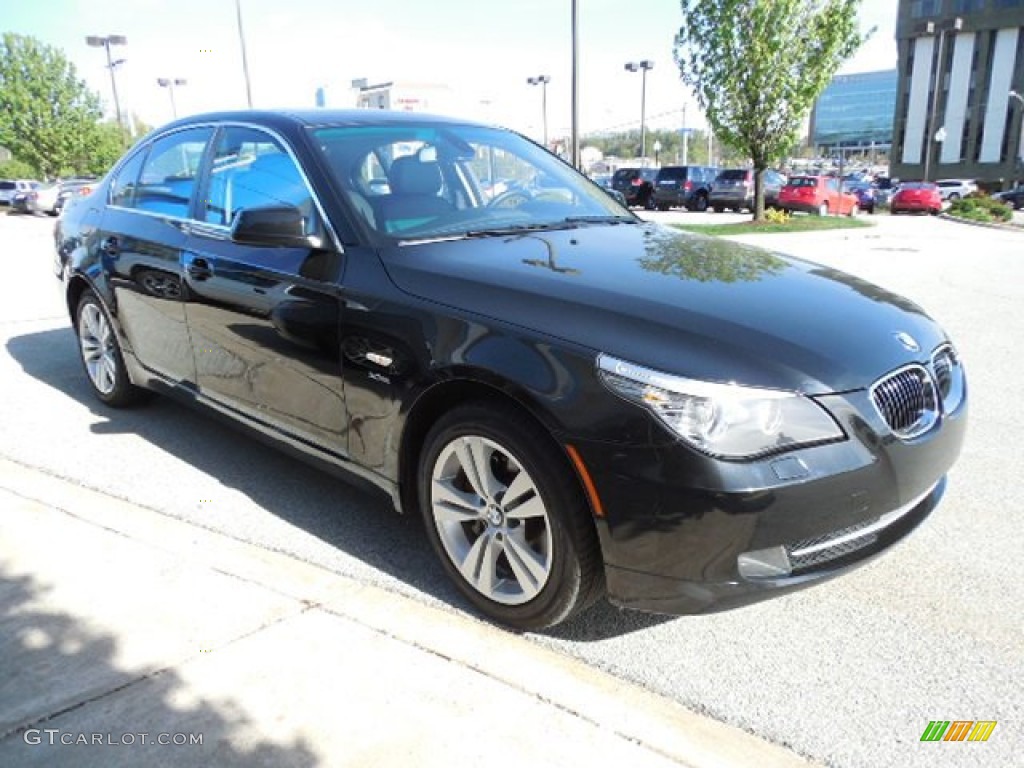 Black Sapphire Metallic 2010 BMW 5 Series 528i xDrive Sedan Exterior Photo #80631894