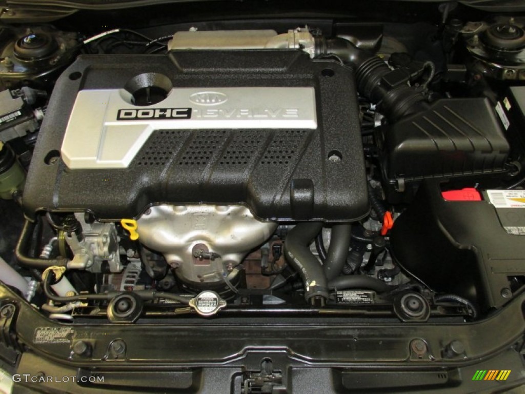 2006 Kia Spectra EX Sedan 2.0 Liter DOHC 16-Valve 4 Cylinder Engine Photo #80632816