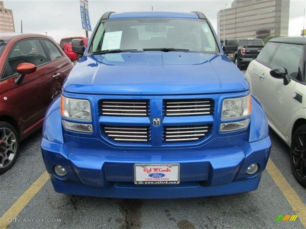 2008 Nitro R/T - Electric Blue Pearl / Dark Slate Gray photo #4