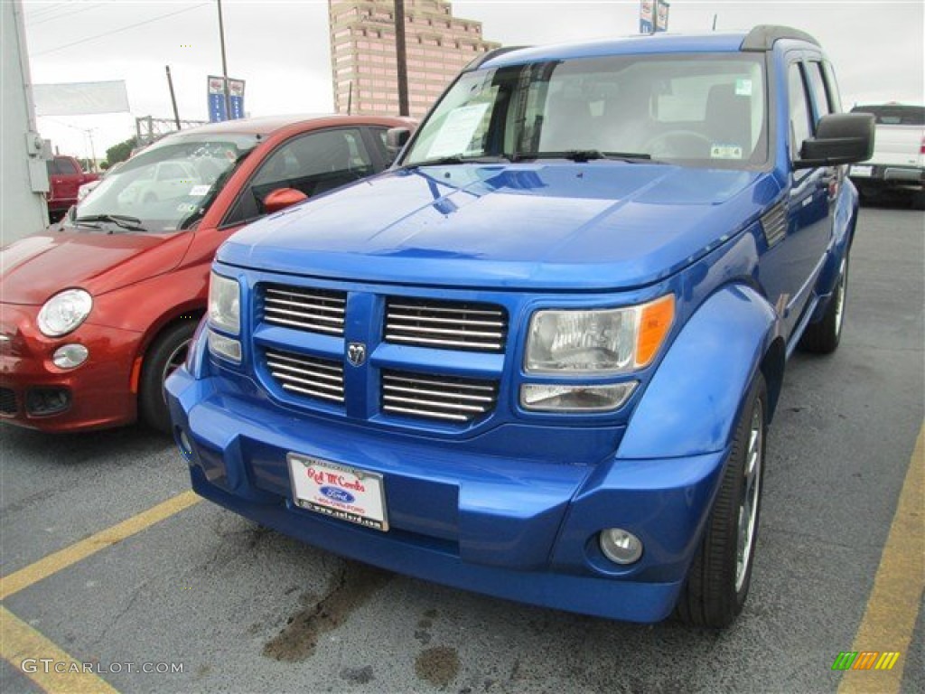 2008 Nitro R/T - Electric Blue Pearl / Dark Slate Gray photo #5