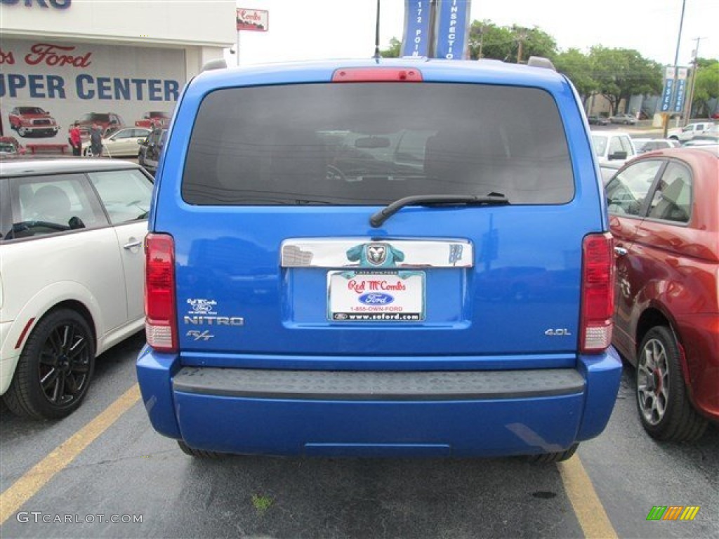 2008 Nitro R/T - Electric Blue Pearl / Dark Slate Gray photo #6