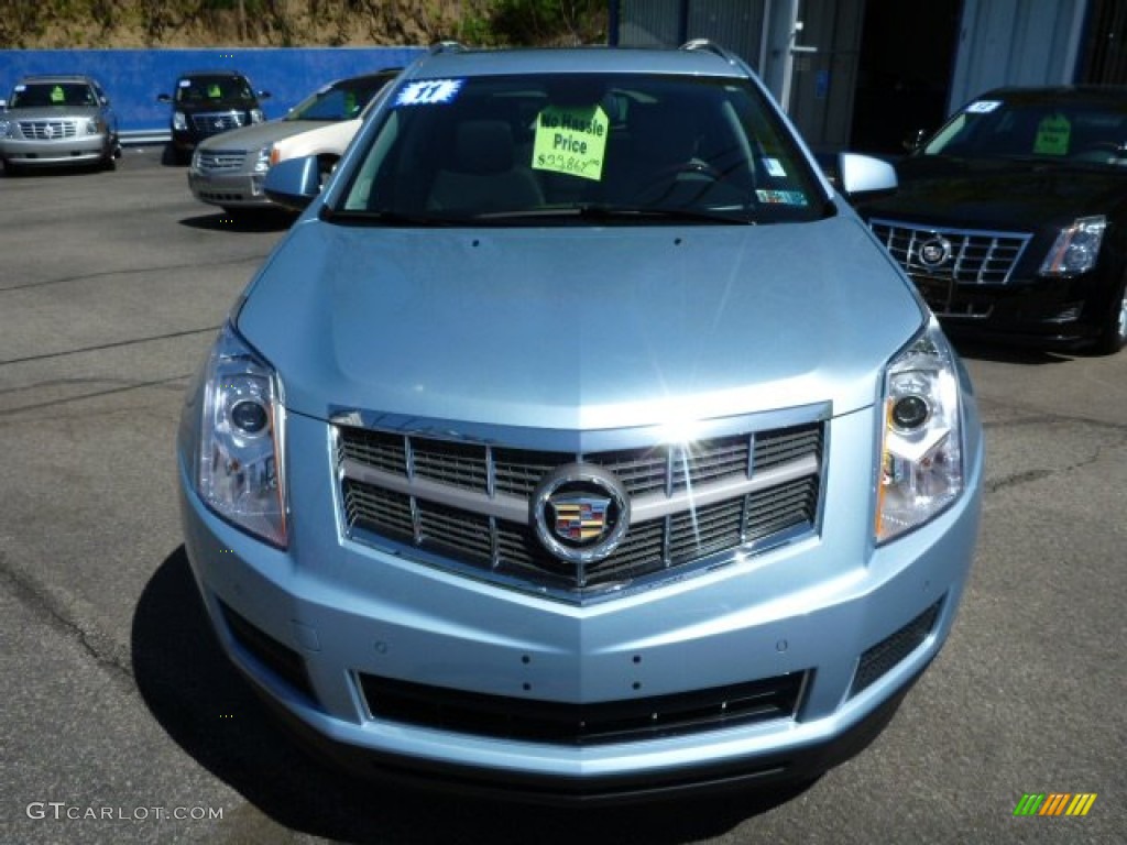 Blue Frost Metallic 2011 Cadillac SRX 4 V6 AWD Exterior Photo #80638087