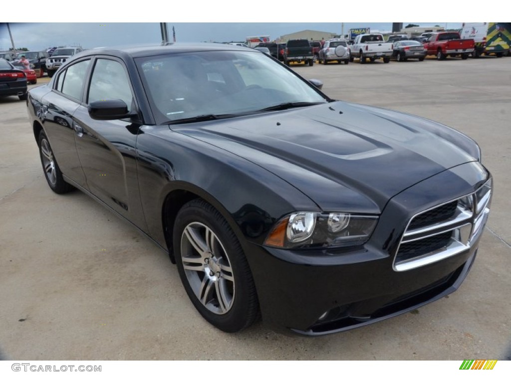 Pitch Black 2012 Dodge Charger Police Exterior Photo #80640508