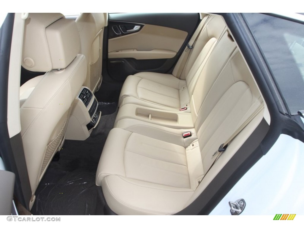 2013 Audi A7 3.0T quattro Premium Plus Rear Seat Photo #80640646