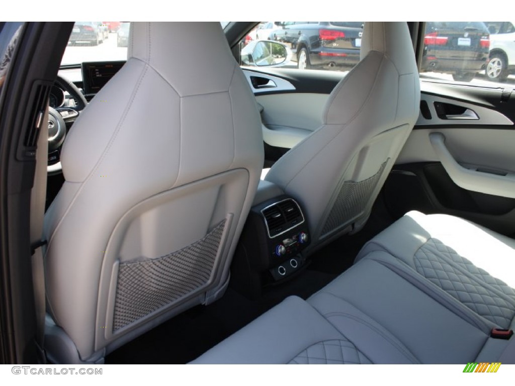 Lunar Silver Interior 2013 Audi S6 4.0 TFSI quattro Sedan Photo #80640673