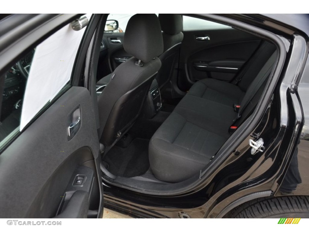 Black Interior 2012 Dodge Charger Police Photo #80640700