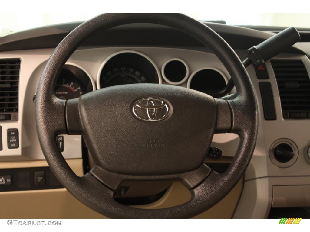 2009 Tundra Double Cab 4x4 - Desert Sand Mica / Sand photo #14