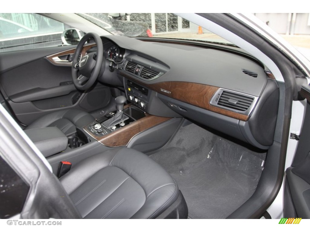 Black Interior 2013 Audi A7 3.0T quattro Premium Plus Photo #80641272