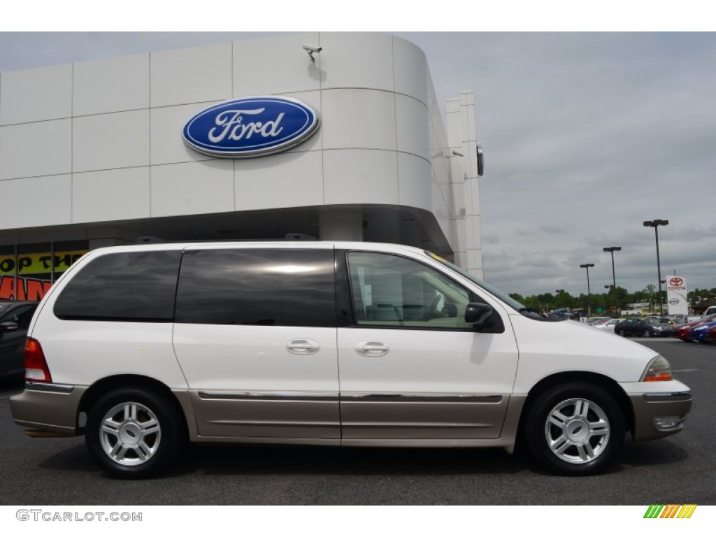 2003 Windstar SEL - Vibrant White / Medium Parchment photo #2
