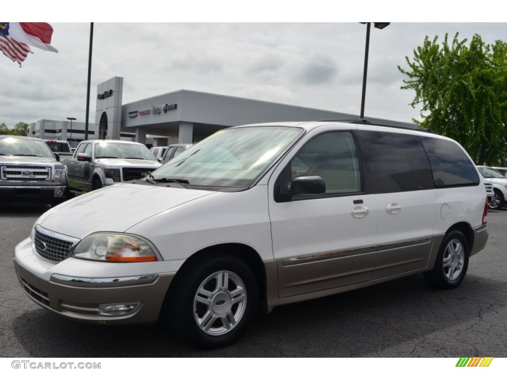 2003 Windstar SEL - Vibrant White / Medium Parchment photo #6