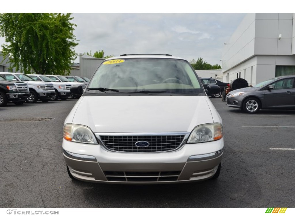 2003 Windstar SEL - Vibrant White / Medium Parchment photo #7