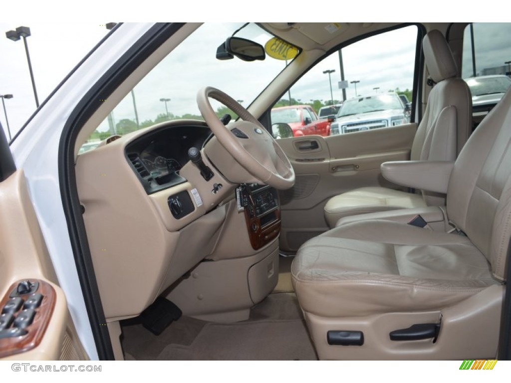 2003 Windstar SEL - Vibrant White / Medium Parchment photo #10