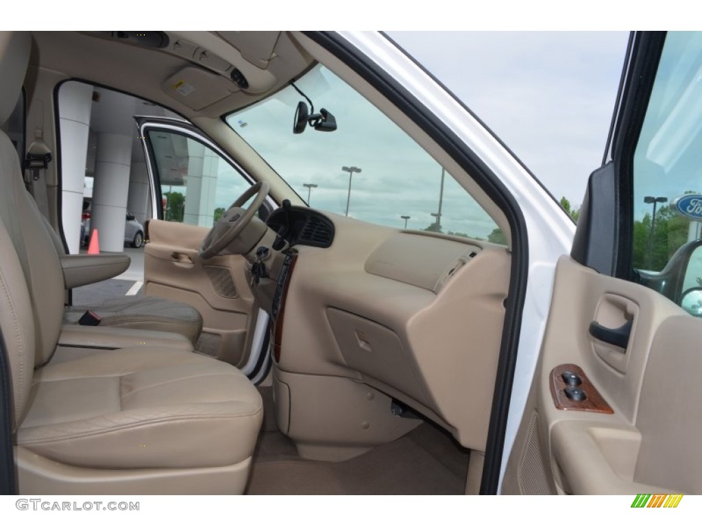 2003 Windstar SEL - Vibrant White / Medium Parchment photo #16