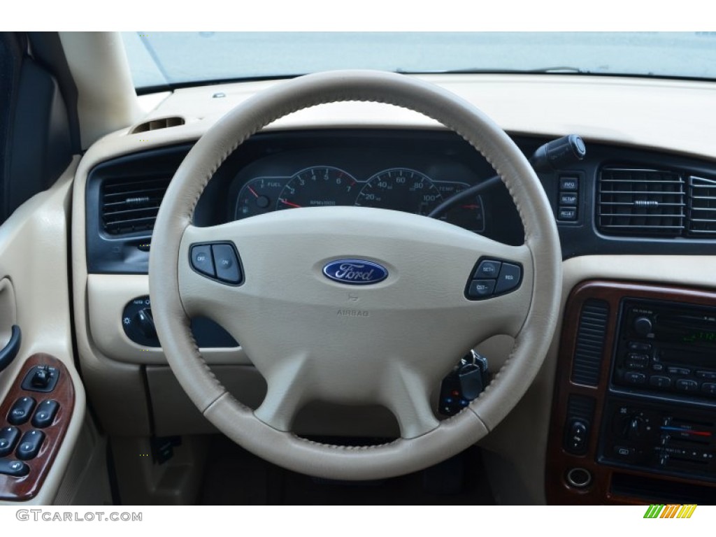 2003 Windstar SEL - Vibrant White / Medium Parchment photo #24