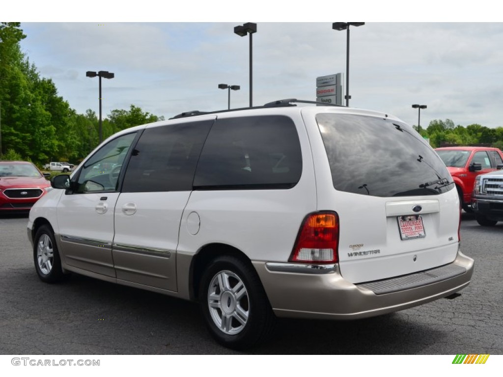 2003 Windstar SEL - Vibrant White / Medium Parchment photo #37